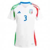 Taliansko Federico Dimarco #3 Vonkajší Ženy futbalový dres ME 2024 Krátky Rukáv